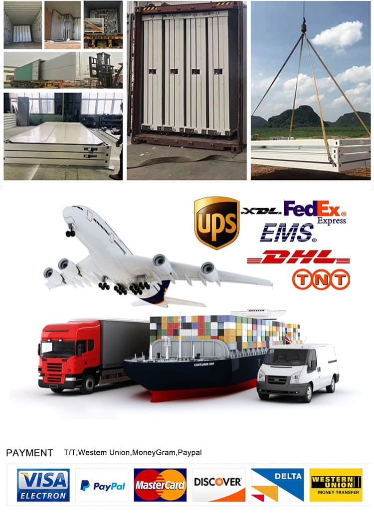 Package and loading for export